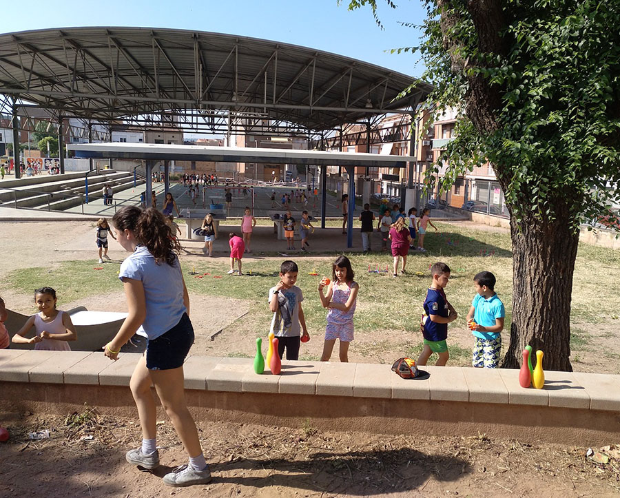 Jocs tradicionals 2019 a l'escola a Sant Fruitós de Bages